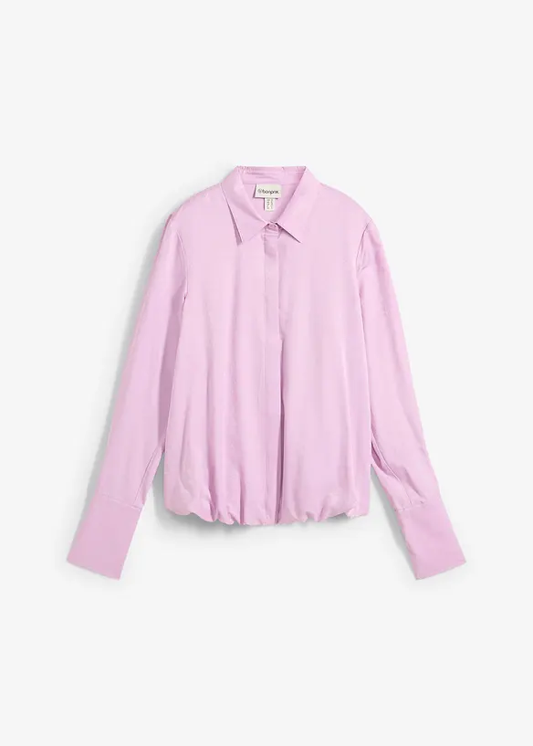 Satijnen blouse in een viscosemix, bonprix