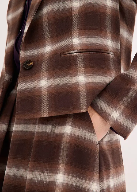 Geruite blazer, bonprix