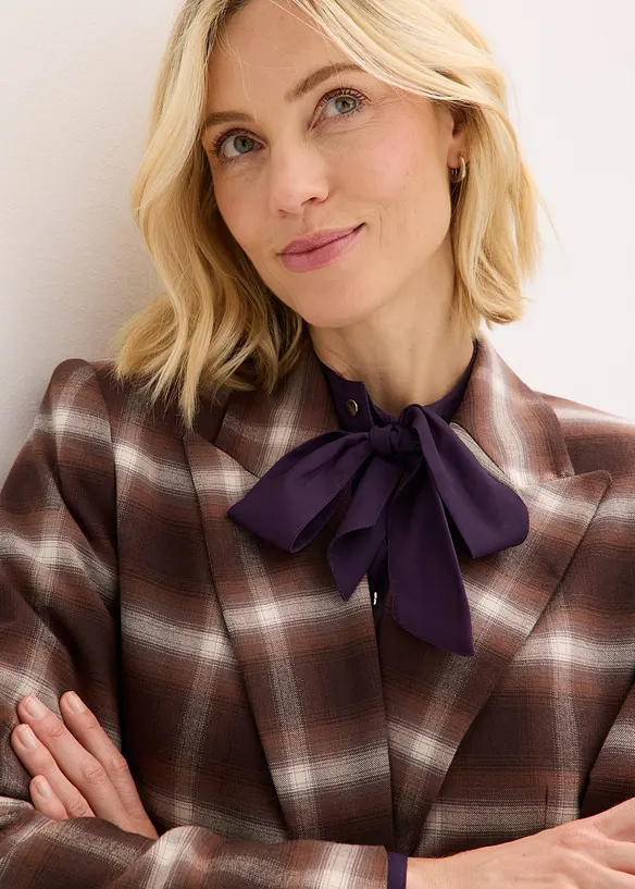 Geruite blazer, bonprix