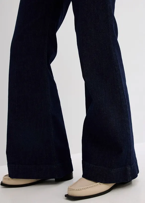 Flared jeans, high waist, bonprix