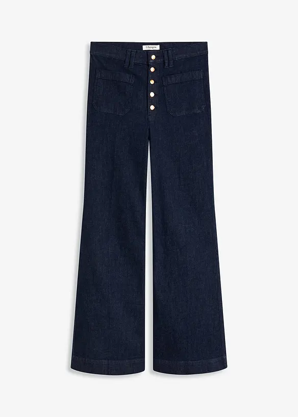 Flared jeans, high waist, bonprix