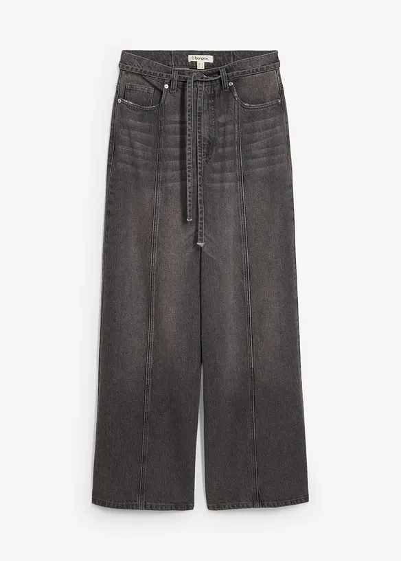 Wide leg jeans high waist, bonprix