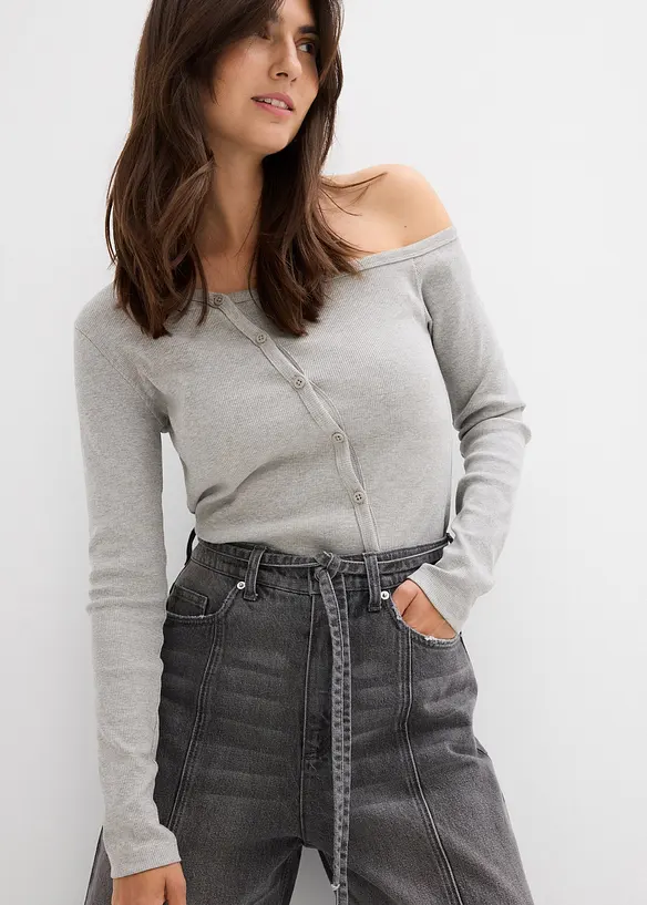 Wide leg jeans high waist, bonprix