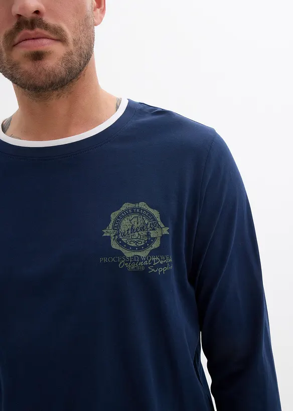 Longsleeve in 2-in-1 look, bonprix