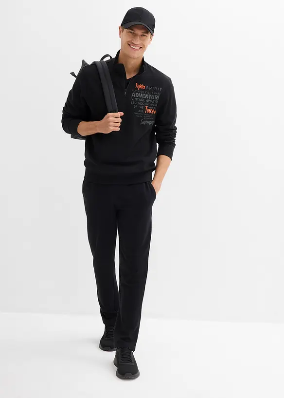 Troyer sweater van puur katoen, bonprix