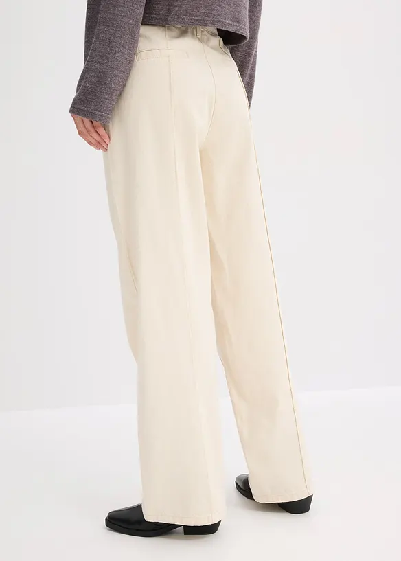 Twill broek van katoen, bonprix