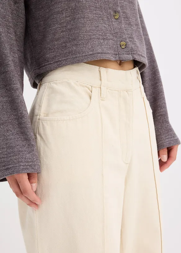 Twill broek van katoen, bonprix