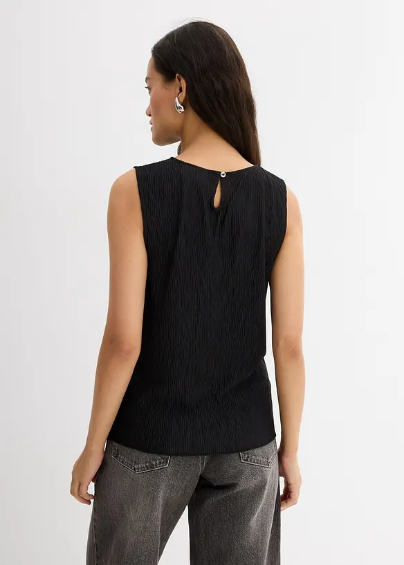 Blouse van gestructureerde crinkle, bonprix