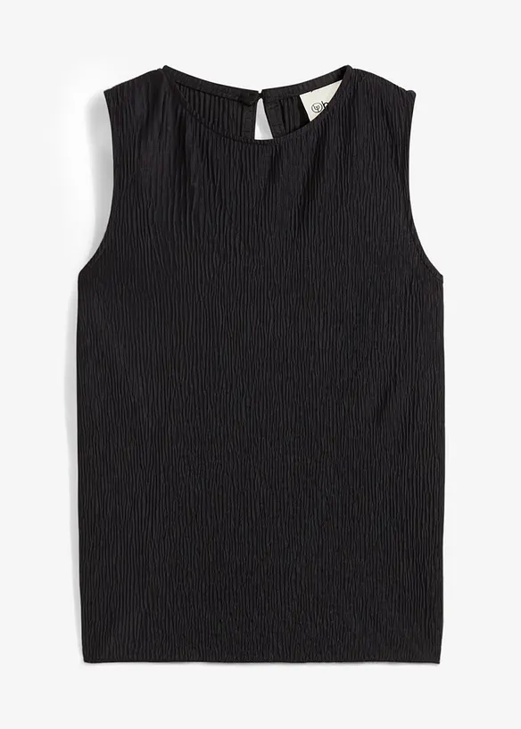 Blouse van gestructureerde crinkle, bonprix