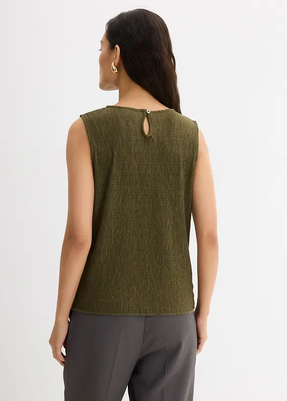 Blouse van gestructureerde crinkle, bonprix