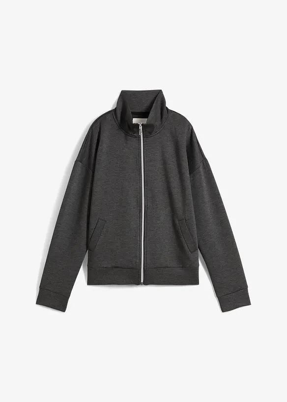 Oversized jas van viscose-mix, bonprix