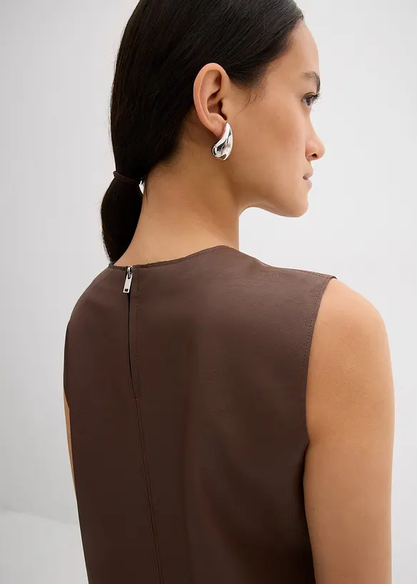 Imitatieleren jurk, bonprix