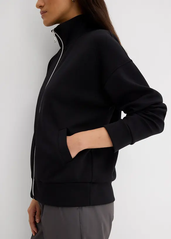 Oversized jas van viscose-mix, bonprix