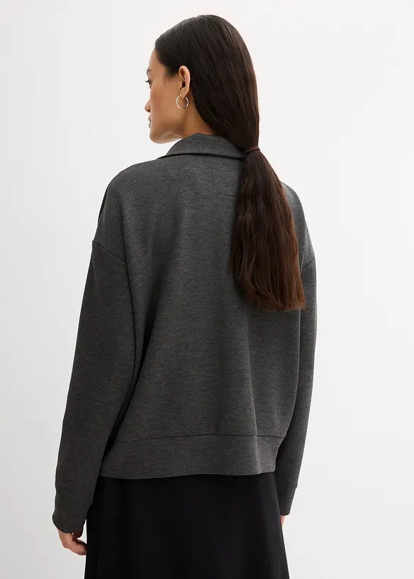 Oversized jas van viscose-mix, bonprix