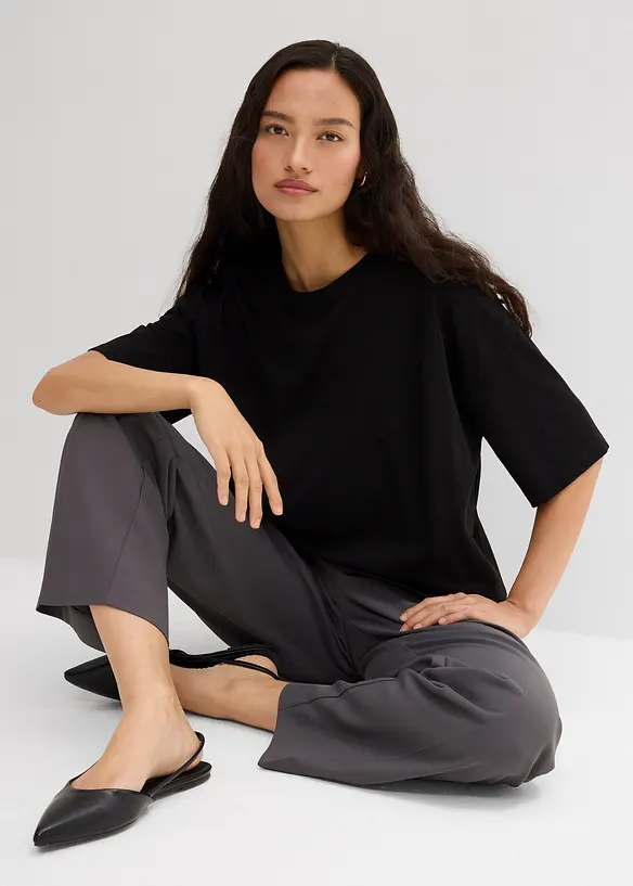 Oversized shirt van een katoenmix, bonprix