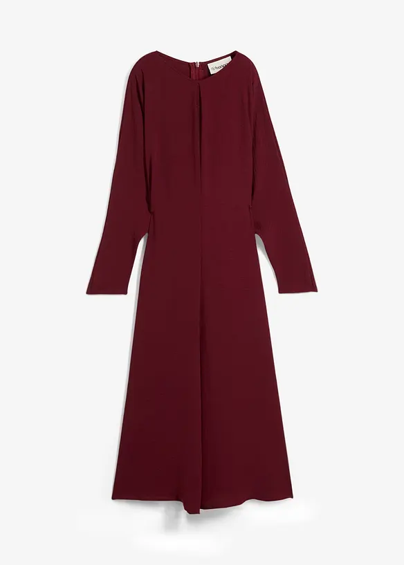 Gedrapeerde midi jurk, bonprix