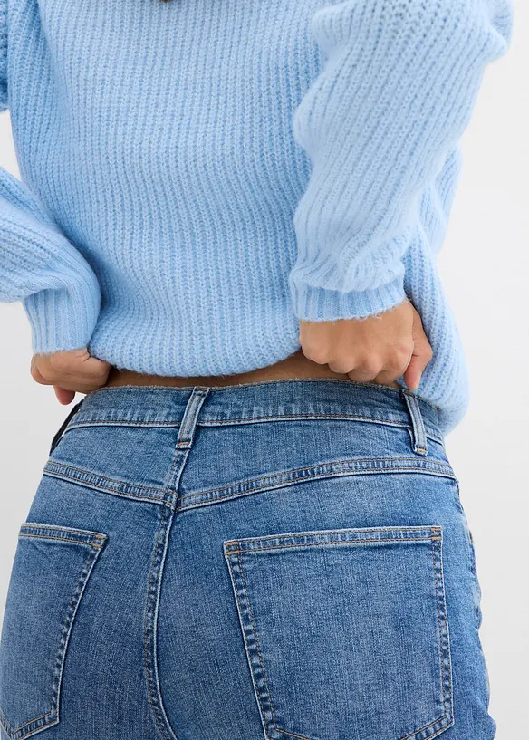 High waist mom jeans, cropped, bonprix
