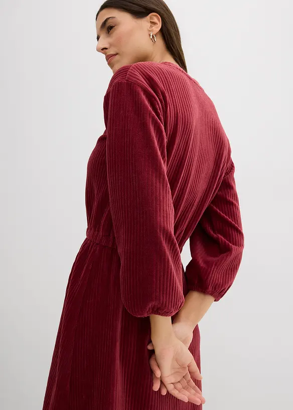 Jurk van jersey corduroy, bonprix
