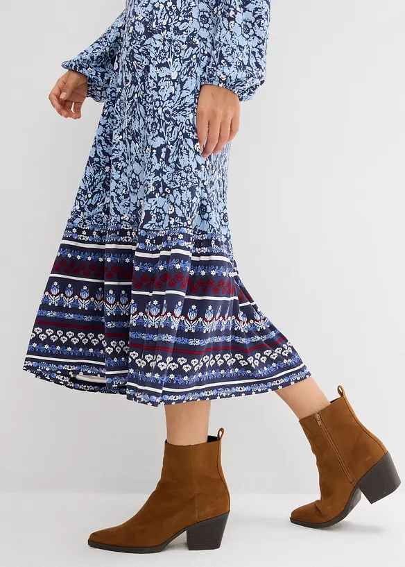 Maxi jurk van een zachte viscose-elastanmix, bonprix