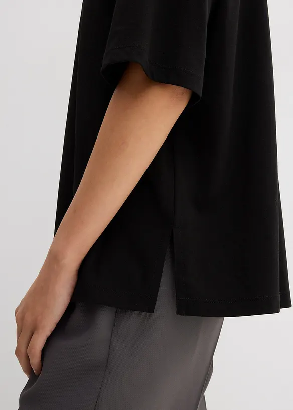Oversized shirt van een katoenmix, bonprix