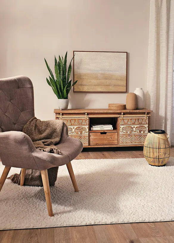 Fauteuil met diagonaal stiksel, bonprix