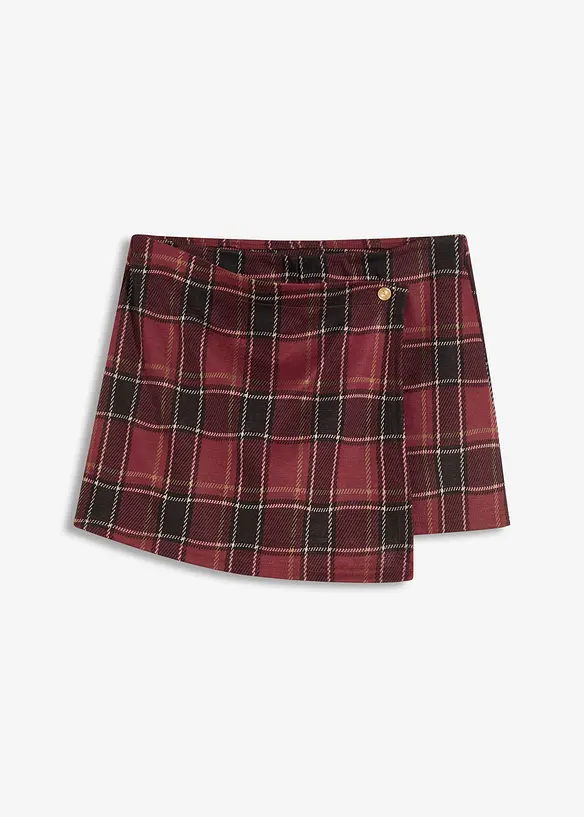 Skort met sierknop, bonprix
