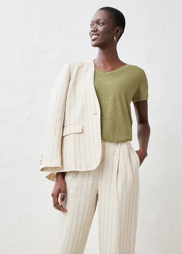 Linnen shirt, valt losjes, bonprix