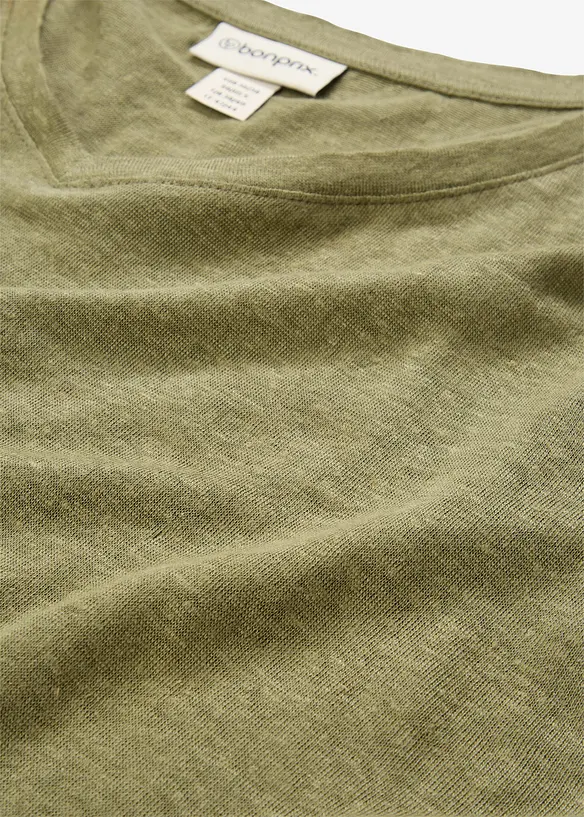 Linnen shirt, valt losjes, bonprix