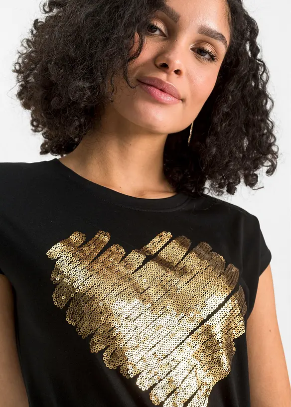 Shirt in een viscosemix, bonprix