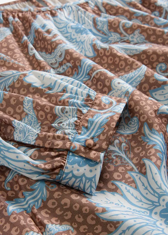 Blouse in een fijne viscosemix, bonprix