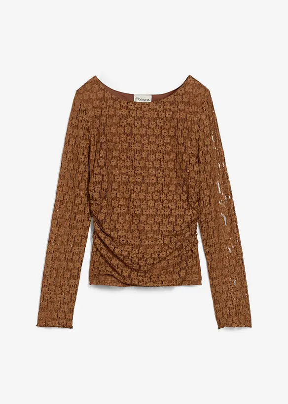 Longsleeve van kant, bonprix