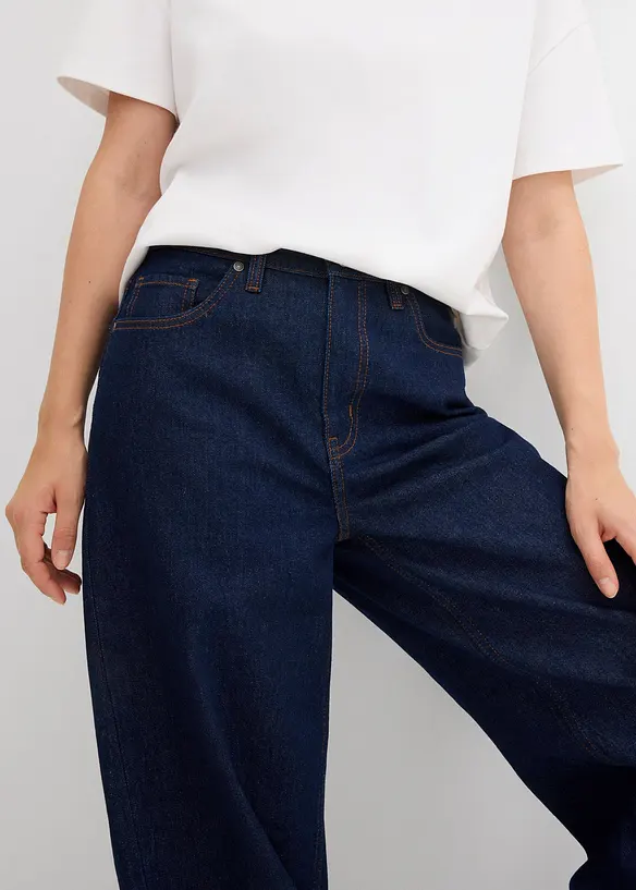 Wide leg jeans, high waist, bonprix