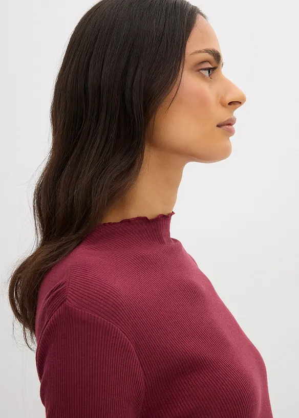 Geribd shirt van puur katoen, bonprix