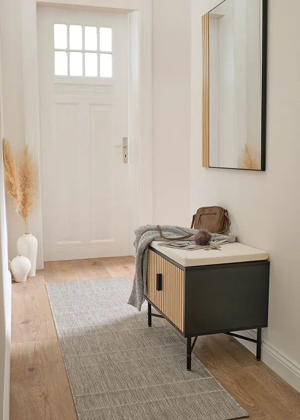 Binnen- en buitenloper met decente strepen, bonprix