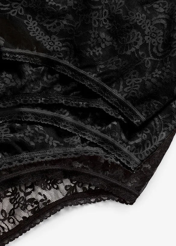 Tailleslip van kant (set van 3), bonprix