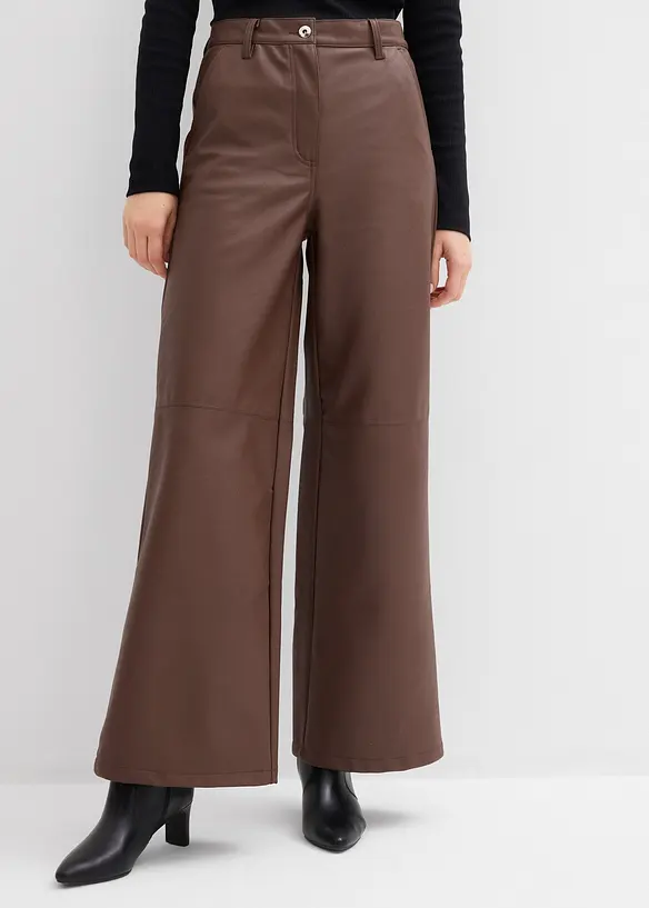 Imitatieleren broek, bonprix