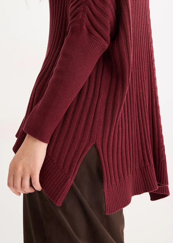 Oversized poncho trui, bonprix