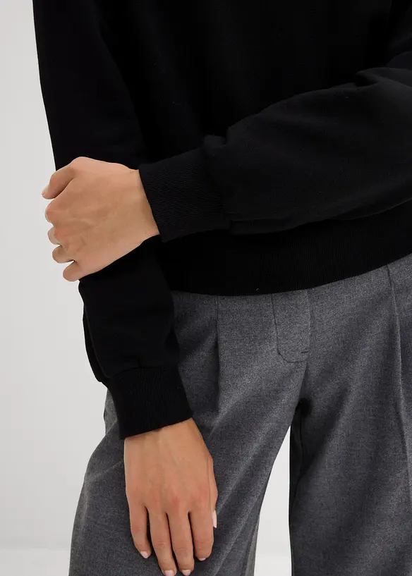 Oversized sweater van katoen, bonprix
