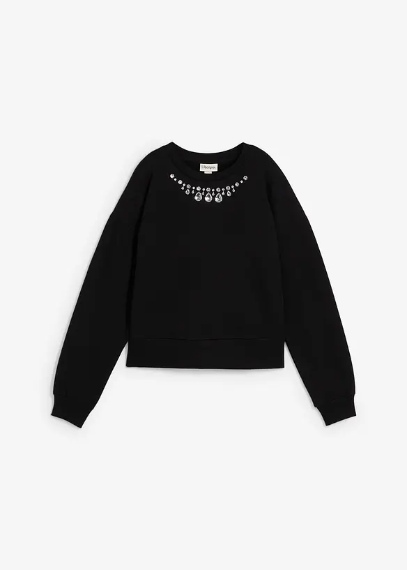 Oversized sweater van katoen, bonprix