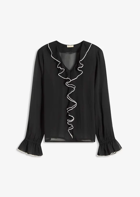 Blouse van chiffon, bonprix