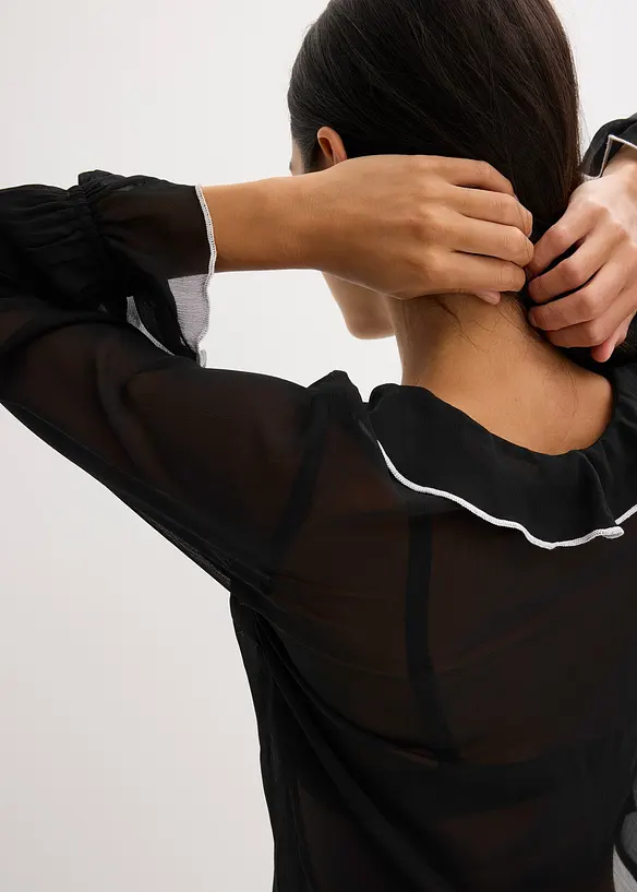 Blouse van chiffon, bonprix