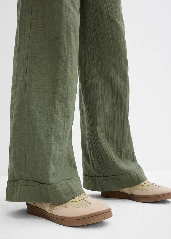 Instapbroek van luchtige mousseline, bonprix