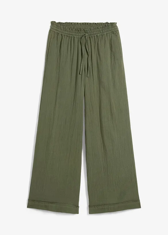 Instapbroek van luchtige mousseline, bonprix