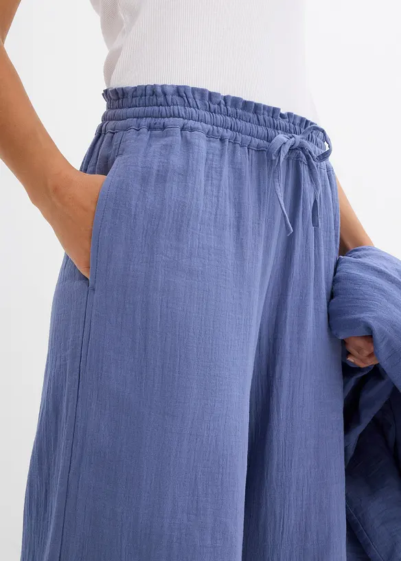 Instapbroek van luchtige mousseline, bonprix