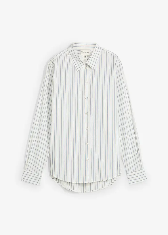 Overhemdblouse met zijde, bonprix