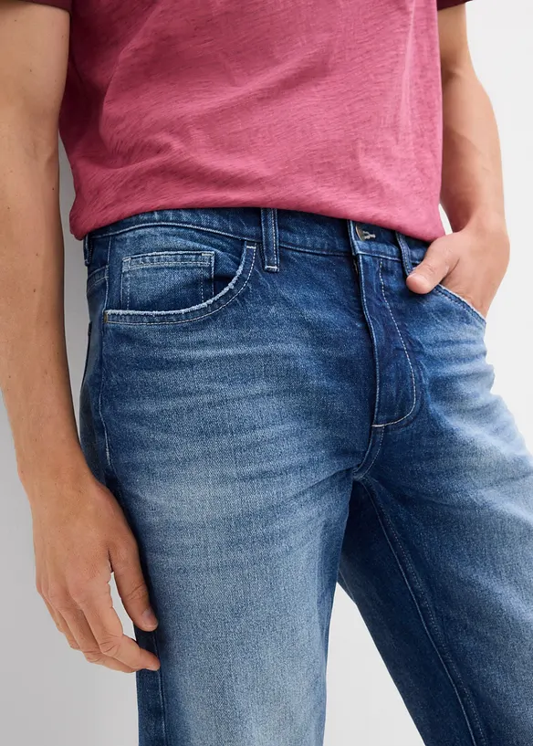 Regular fit stretch jeans, straight, bonprix