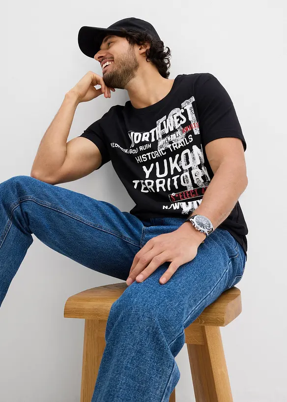 T-shirt van biologisch katoen, bonprix