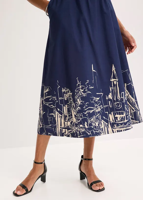 Midirok van puur katoen, bonprix