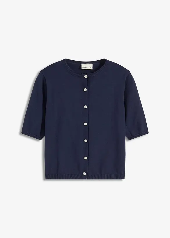 Vest met korte mouwen in een viscosemix, bonprix