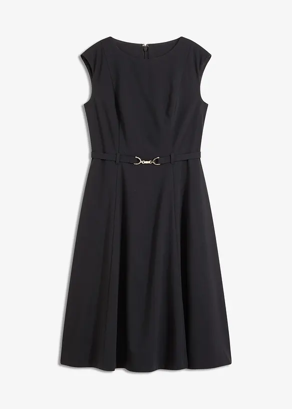 Jurk met riem (2-dlg.), bonprix